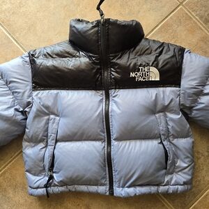 The North Face Women Puffer Jacket - Black and Blue